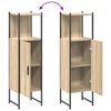 vidaXL Juego de muebles de ba&ntilde;o 3 pcs Marr&oacute;n Madera contrachapada