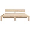 vidaXL Estructura de cama Natural 180 x 200 cm Madera de pino macizo
