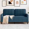 vidaXL Sof&aacute; de 2 plazas terciopelo azul 140 cm
