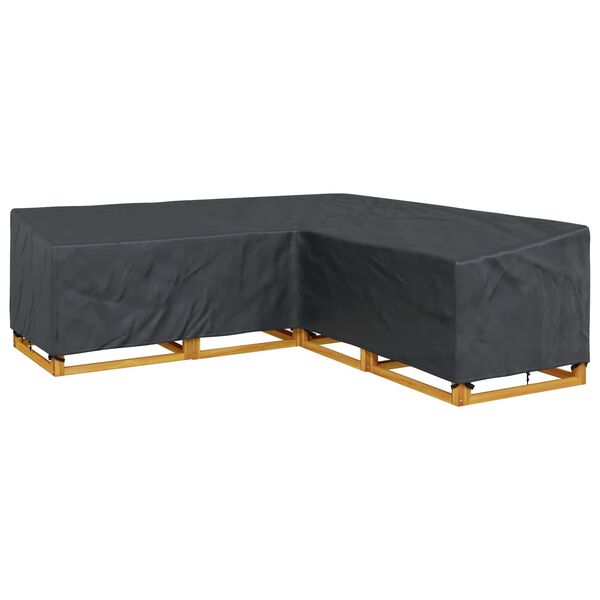 vidaXL Funda para muebles Negro 270 x 270 x 80 cm Tela Oxford 420D