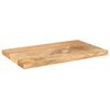 vidaXL Tablero de mesa rectangular madera maciza mango 60x30x2,5 cm
