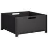 vidaXL Hoguera Negro 60 x 60 x 30 cm Acero