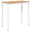 vidaXL Mesa de Bar para Jard&iacute;n NAARDEN Blanco 108,5 x 55 x 105 cm