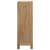 vidaXL C&oacute;moda de madera maciza de teca 30x30x90 cm