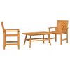 vidaXL Conjunto de Sof&aacute;s de Jard&iacute;n 3 uds. Marr&oacute;n