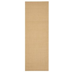 vidaXL Alfombra de sisal natural 66x200 cm