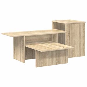 vidaXL Mesa Consola Roble Sonoma 91,5 x 35 x 38,5 cm