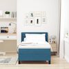 vidaXL Cama tipo Box Spring Azul Oscuro 200 x 100 cm Terciopelo