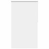 vidaXL Estor Enrollable Opaco Blanco 130x230 cm Tela Ancho 126,6cm