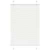 vidaXL Estor Plisado blanco 90x100 cm Tela Ancho 89,4 cm Poli&eacute;ster