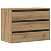 vidaXL Cajonera de esquina madera ingenier&iacute;a roble artisan 80x41x58 cm
