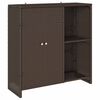 vidaXL Armario de almacenamiento Marr&oacute;n 100 x 36 x 102 cm Rat&aacute;n