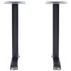 Patas para mesa de bistró vidaXL 2 uds. Hierro fundido negro 61x8x72cm