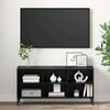 vidaXL Conjunto de mueble de TV Negro 69,5 x 30 x 50 cm