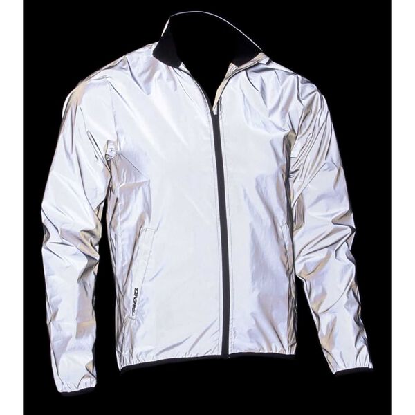 Avento Chaqueta de correr reflectante para hombre M 74RC-ZIL-M