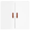 vidaXL Armario de pared madera de ingeniería blanco brillo 60x31x60 cm
