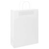 vidaXL Bolsas de papel con asas 250 uds blanca 32x12x42 cm