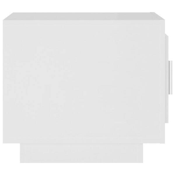 vidaXL Mesa de centro madera contrachapada blanco 51x50x45 cm