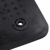 vidaXL Alfombrilla de Coche 4 pcs Negro Goma