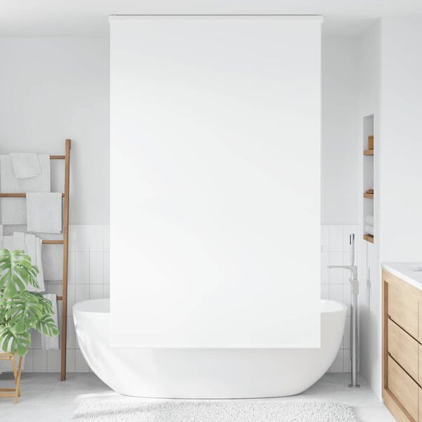 vidaXL Estor enrollable para ducha con casete 130x240 cm tela ancho