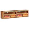vidaXL Muebles para TV 2 uds madera maciza reciclada 88x30x40 cm