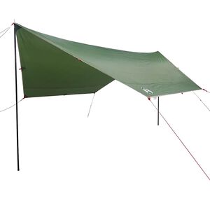 vidaXL Lona de camping impermeable verde 430x380x210 cm