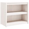 vidaXL Muebles de cocina de exterior 2 pzas madera maciza pino blanco