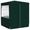 vidaXL Carpa profesional para fiestas con paredes verde 90 g/m&sup2; 2x2 m