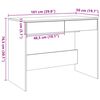 vidaXL Escritorio madera ingeniería madera envejecida 101x50x76,5 cm