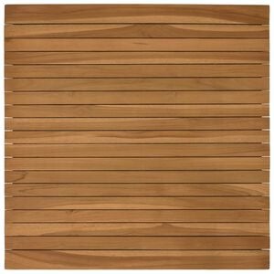vidaXL Encimera 70 x 70 x 3,5 cm Cuadrado Madera de teca maciza