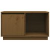 vidaXL Mueble de TV madera maciza de pino marr&oacute;n miel 74x35x44 cm