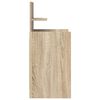 vidaXL Mesillas de noche con 2 cajones 2 uds roble Sonoma 38x34x80 cm
