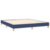 vidaXL Estructura de cama con somier tela azul 160x200 cm
