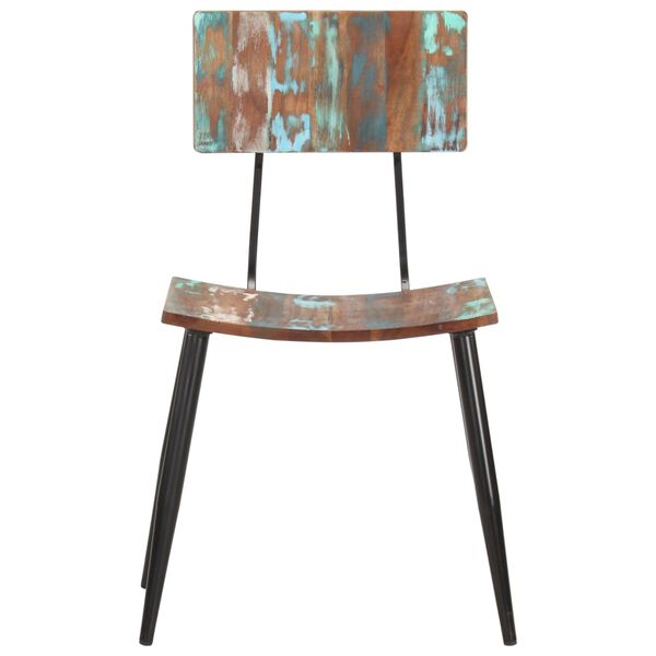 vidaXL Sillas de comedor 6 unidades madera maciza reciclada