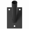 vidaXL Soporte de Bandera Negro 10,5 x 7,5 x 0,25 cm Acero
