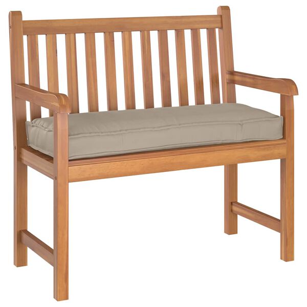 vidaXL Coj&iacute;n Taup&eacute; 100 x 40 x 8 cm Tela Oxford