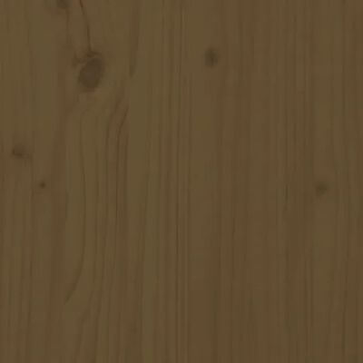 vidaXL Cabecero de cama madera maciza de pino marrón miel 205x4x100 cm