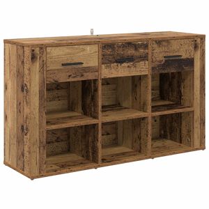 vidaXL Vitrina Madera Vieja 100 x 30 x 59,5 cm Madera de ingenier&iacute;a