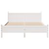 vidaXL Estructura de cama sin colch&oacute;n madera de pino blanca 140x190 cm