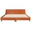 vidaXL Cama sin colchón madera maciza pino marrón cera 150x200 cm