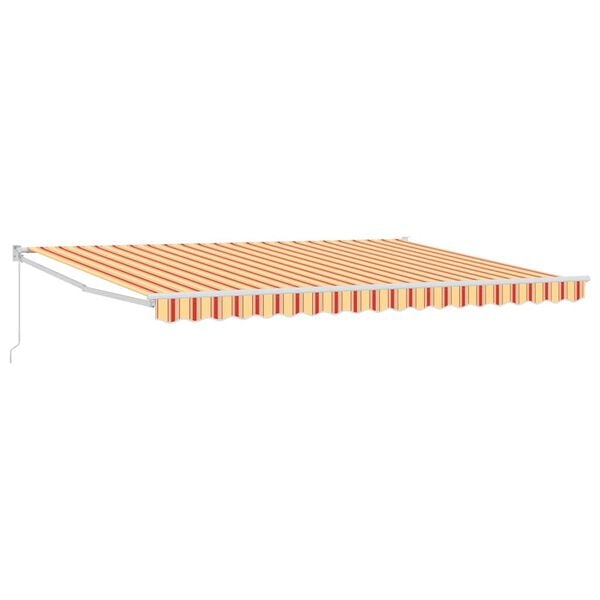 vidaXL Toldo Amarillo y Naranja 450 x 300 x 165 cm Poli&eacute;ster y metal