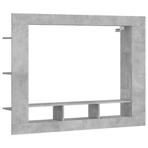 vidaXL Mueble para TV madera de ingenier&iacute;a gris hormig&oacute;n 152x22x113 cm