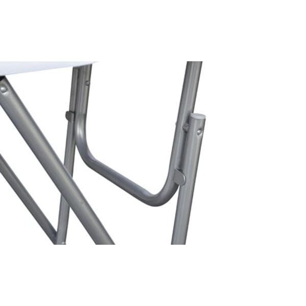 vidaXL Mesas altas plegables 4 unidades MDF blancas