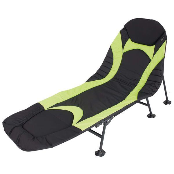 Eurotrail Cama de camping Queen negro y lima