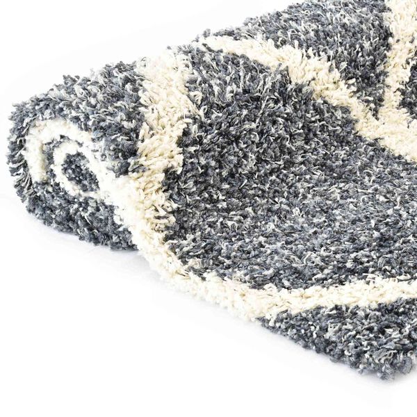 vidaXL Alfombra Azul 140 x 200 cm Polietileno