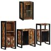 vidaXL Juego de muebles de ba&ntilde;o 4 uds. Multicolor 55 x 35 x 60 cm