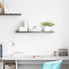 vidaXL Estante flotante de pared MDF gris 90x23,5x3,8 cm