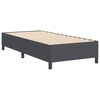 vidaXL Cama tipo Box Spring Gris oscuro 80 x 200 cm Terciopelo
