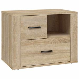 vidaXL Mesita de noche madera contrachapada roble sonoma 60x36x45 cm