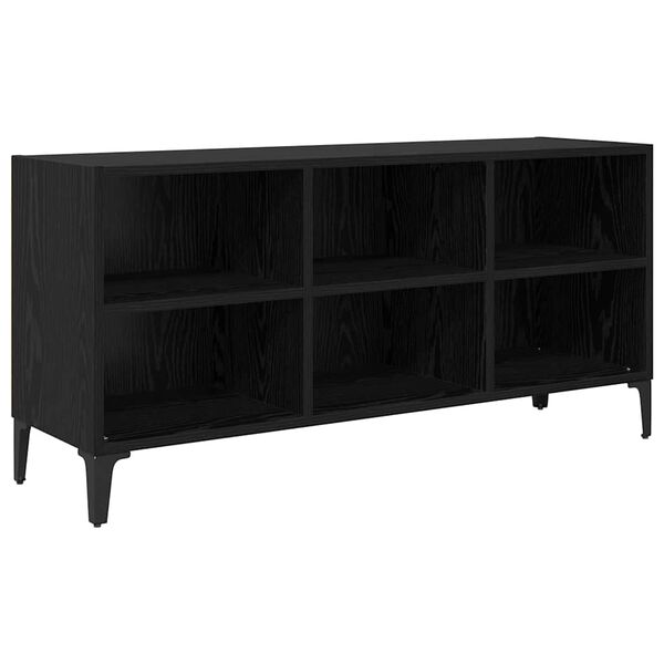 vidaXL Conjunto de mueble de TV Negro 103,5 x 30 x 50 cm